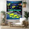 Doctor46 Custom Your Name Wall Decor Tapestry Art For Pet Memorial Birthdaywedding Party Backdrop Family Gift