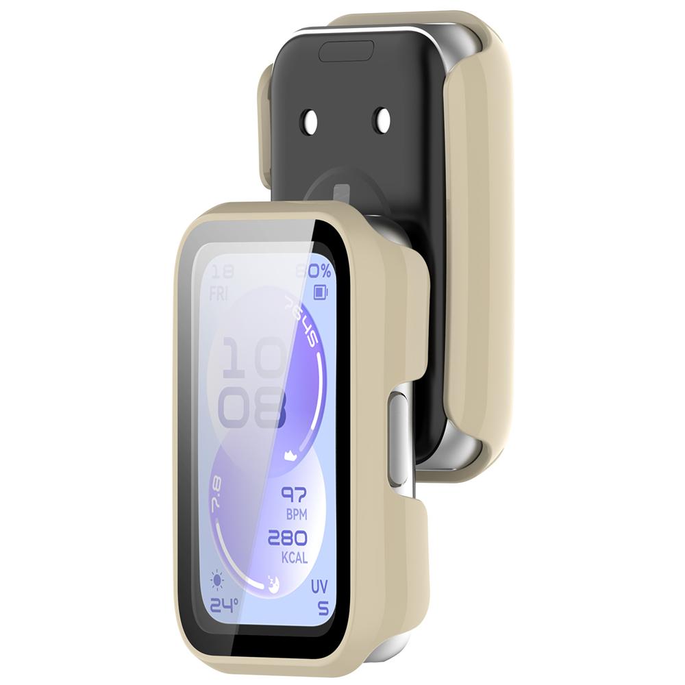 Smartwatch Protective Cover for Huawei band 11 /Huawei band 11 NFC PC Watch Case with Tempered Glass Anti-Fall Anti-Scratch Watch Case