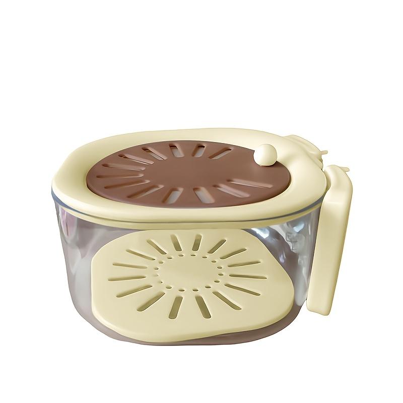 Foldable Double-layer Draining Basket, Multifunctional for Washing Fruits Veggies, Fridge Storage, Camping & Picnic
