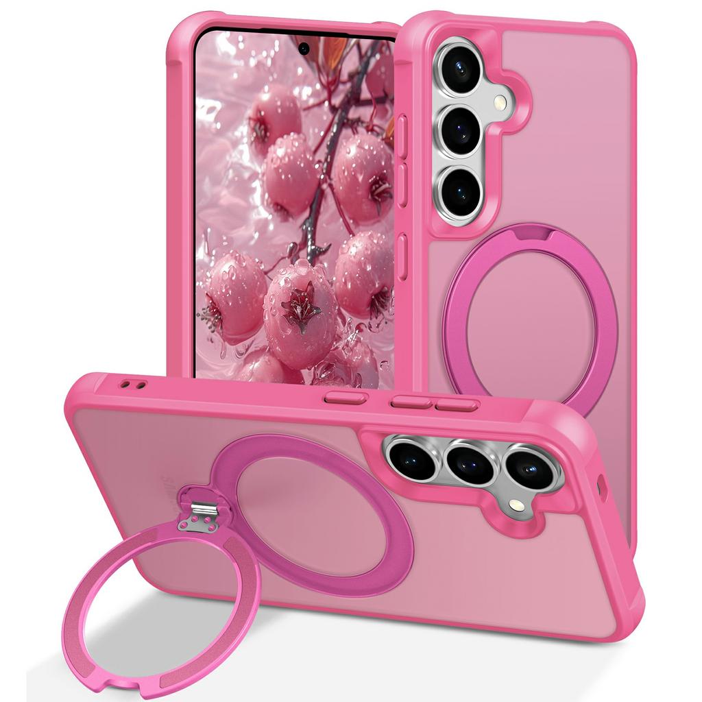 For Samsung Galaxy S26+ Magnetic Case Kickstand TPU PC Shockproof Phone Back Cover