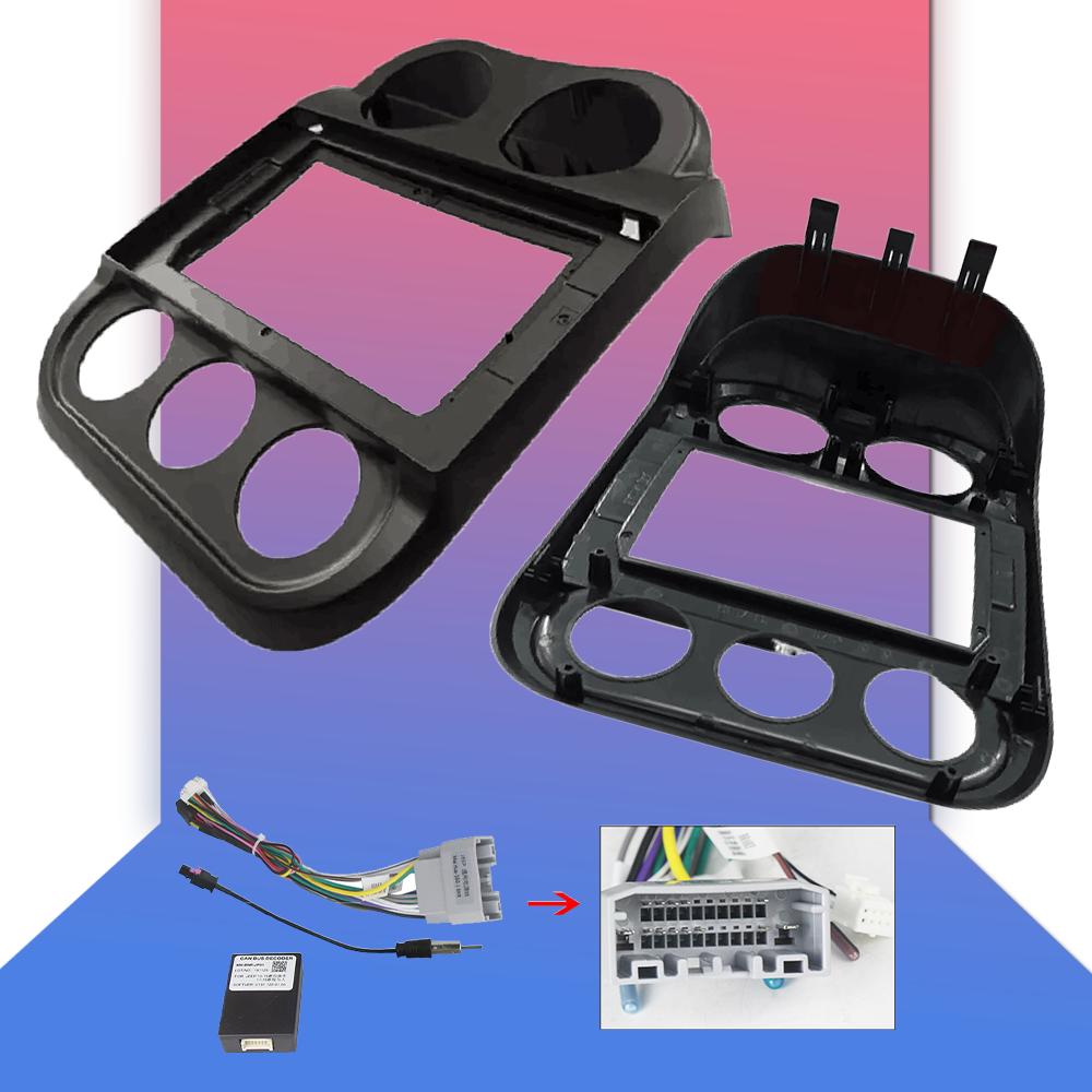 Autoradio Android Auto Carplay für Jeep Compass 2009-2016 Multimedia-Player Head Unit Stereo GPS-Navigation BT WIFI 1 + 16 GB