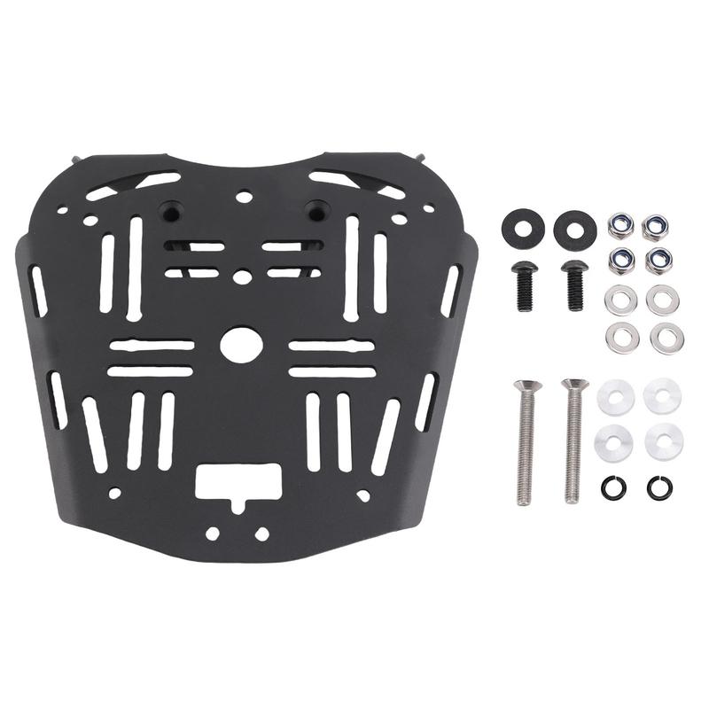 Motorcycle Tail Box Bottom Base Plate Carbon Steel Removable Rear Luggage Rack Top Case Mounting Plate for ZONTES 368G 501G