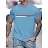 Men's Summer Short Sleeved T-shirt 100% Cotton High Street Loose Fashion High Quality Short Sleeve Loose Sports Shirt