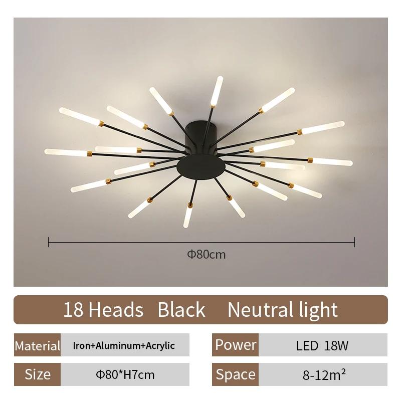 Modern LED Ceiling Lamp Living Room Dining Bedroom Ceiling Chandelier Lights Nordic Design Home Decor Indoor Lighting