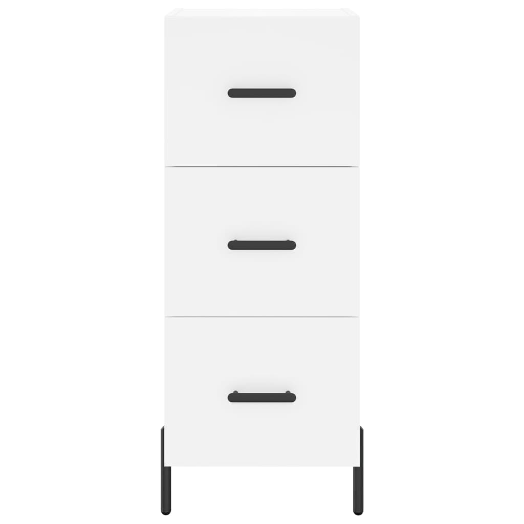 Highboard White 34.5 x 34 x 180 cm Particle Board