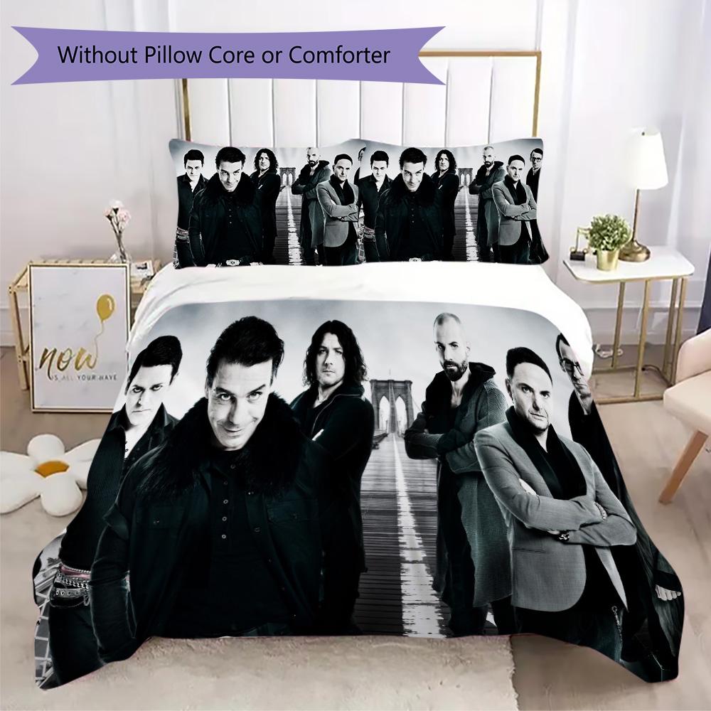 Rammstein, the German heavy metal rock band, lead singer Till Lindemann's household items, pillowcase, bedspread, bed cover (without core)R5
