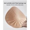 Plus Size Seamless Bra Women Large Bust Gathering Sports Bra Invisible Wireless Underwear