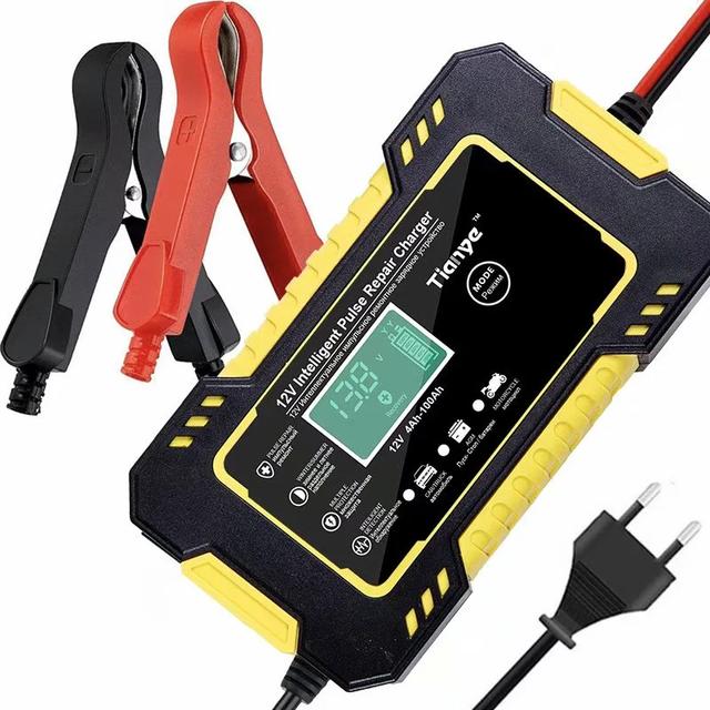 Car Charger Automotive Battery Charger Portable Battery Chargers Smart Fast Charging 12V Motorcycle Chargers
