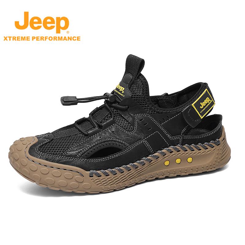JEEP Men s Outdoor Amphibious Closed-Toe Sandals 39