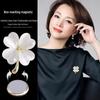 High-Grade Magnetic Four-Leaf Clover Brooch: Women’s Flower Anti-Exposure Clothing Pin