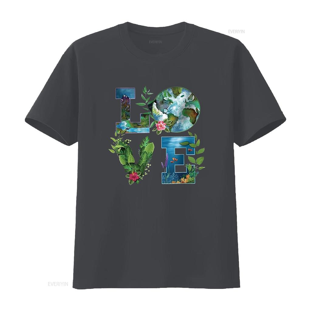 Earth Day Planet Anniversary Everyday T Shirt vintage Washed homme Top For Everyday Wear designer clothes Breathable fashion