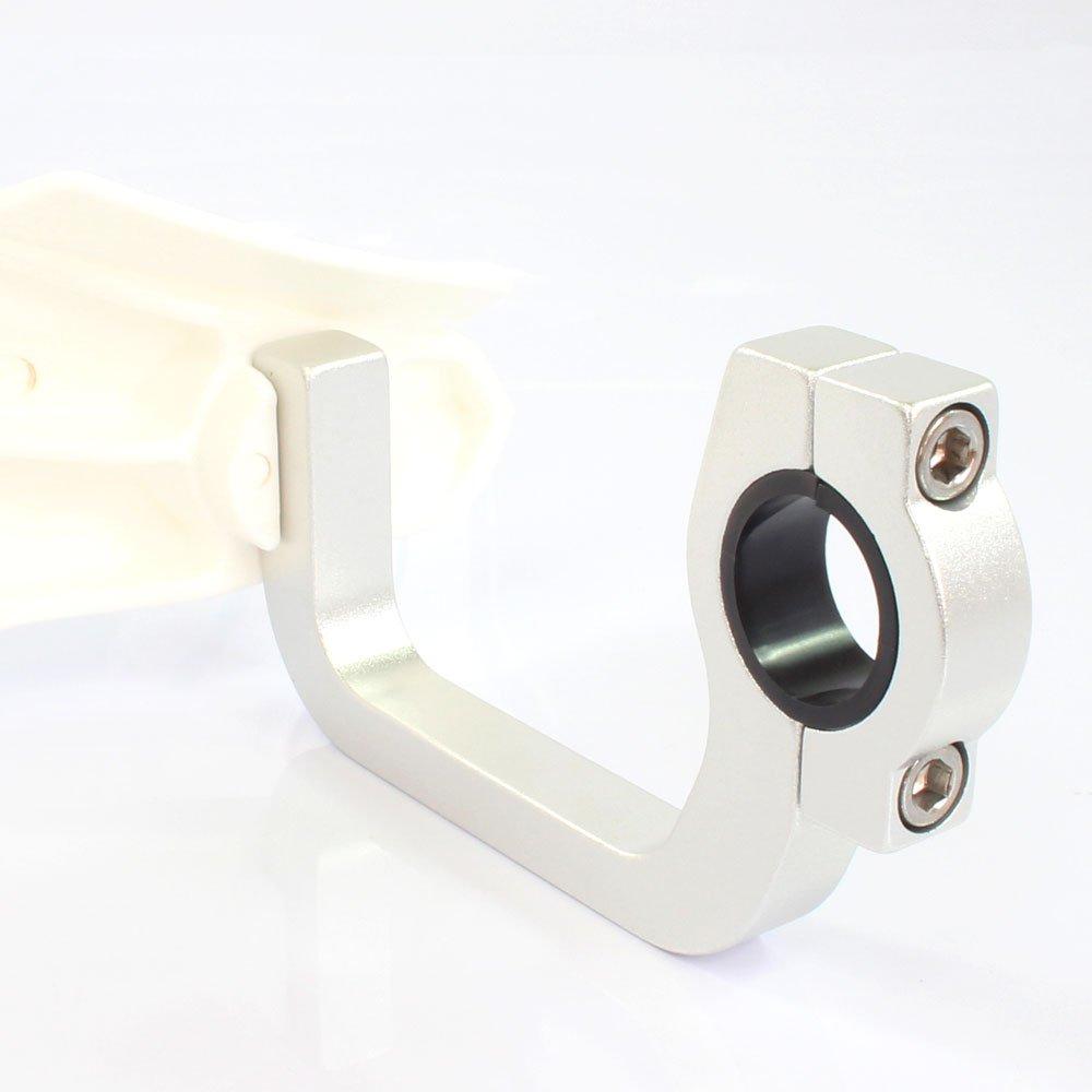 Rise Corporation Compact Knuckle Guard for White T05Z9990002WH 22.2mm Handlebars,