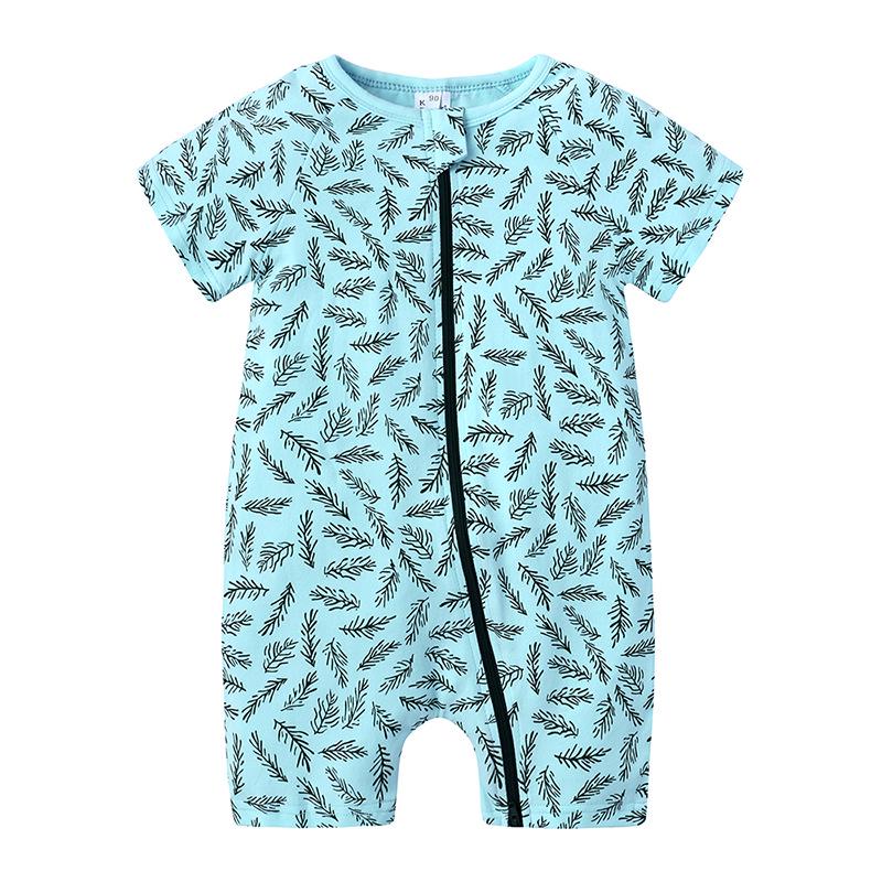 2026 Cotton Summer Bodysuit: Short Sleeve Romper for Newborns & Toddlers