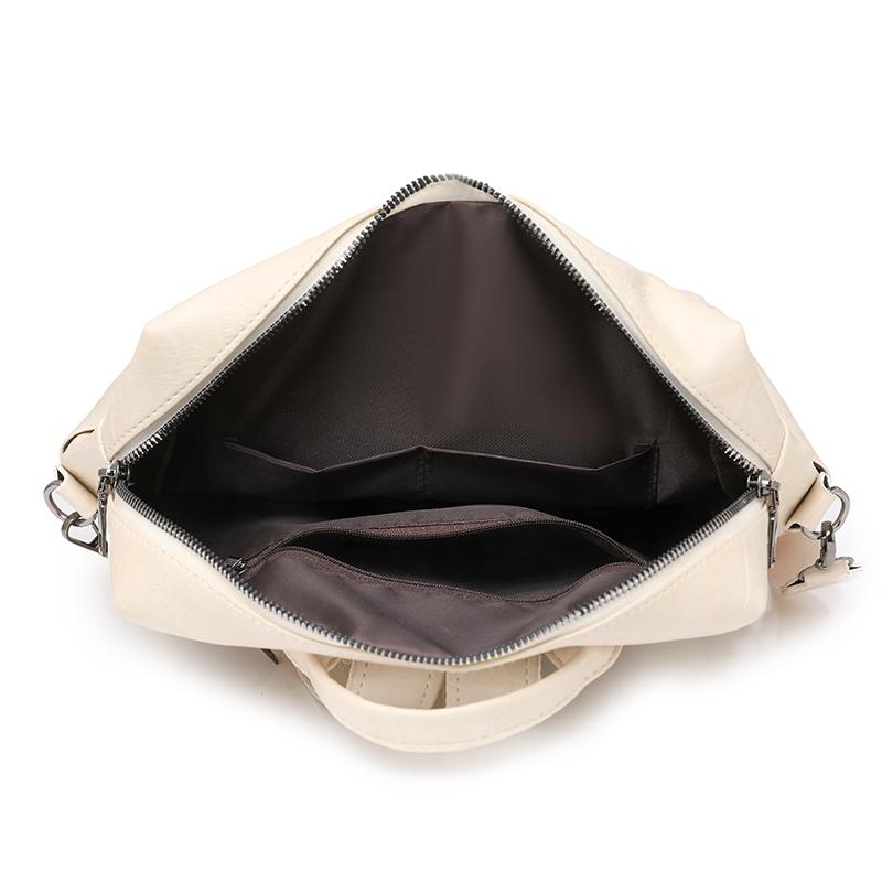 Plecak damski w stylu retro, plecak PU o dużej pojemności