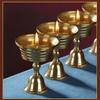 Universal Copper Butter Lamp Holder Golden Multi-Size Long Lamp Candlestick Candle Cup Festival