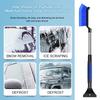 Ice Scraper Snow Brush Shovel Winter Auto Windshield Defrosting Tool Scratch-Free Bristle Head Brush Morning Commute Saviors