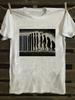 Vintage Evolution Barcode Graphic Men's T-Shirt - 100% Pure Cotton Casual Crew Neck Tee, Super Soft
