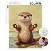 Pearl Painting Kit DIY Cute Otter Animal Wall Art Home Decoration Painting