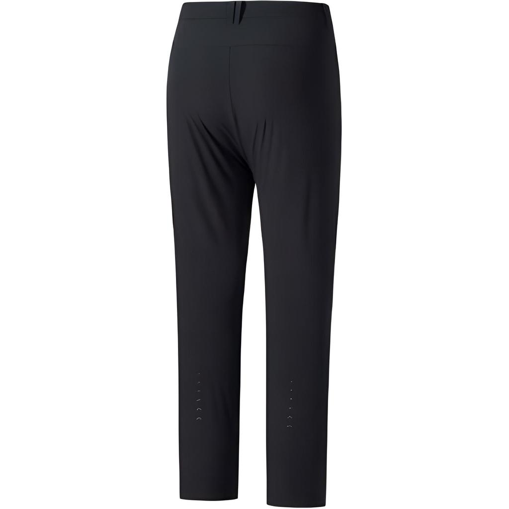 Anta Champion Outdoor Series Solid Color Breathable Versatile Woven Straight Leg Sports Pants Men Bottoms Basic-Black 152520508-1