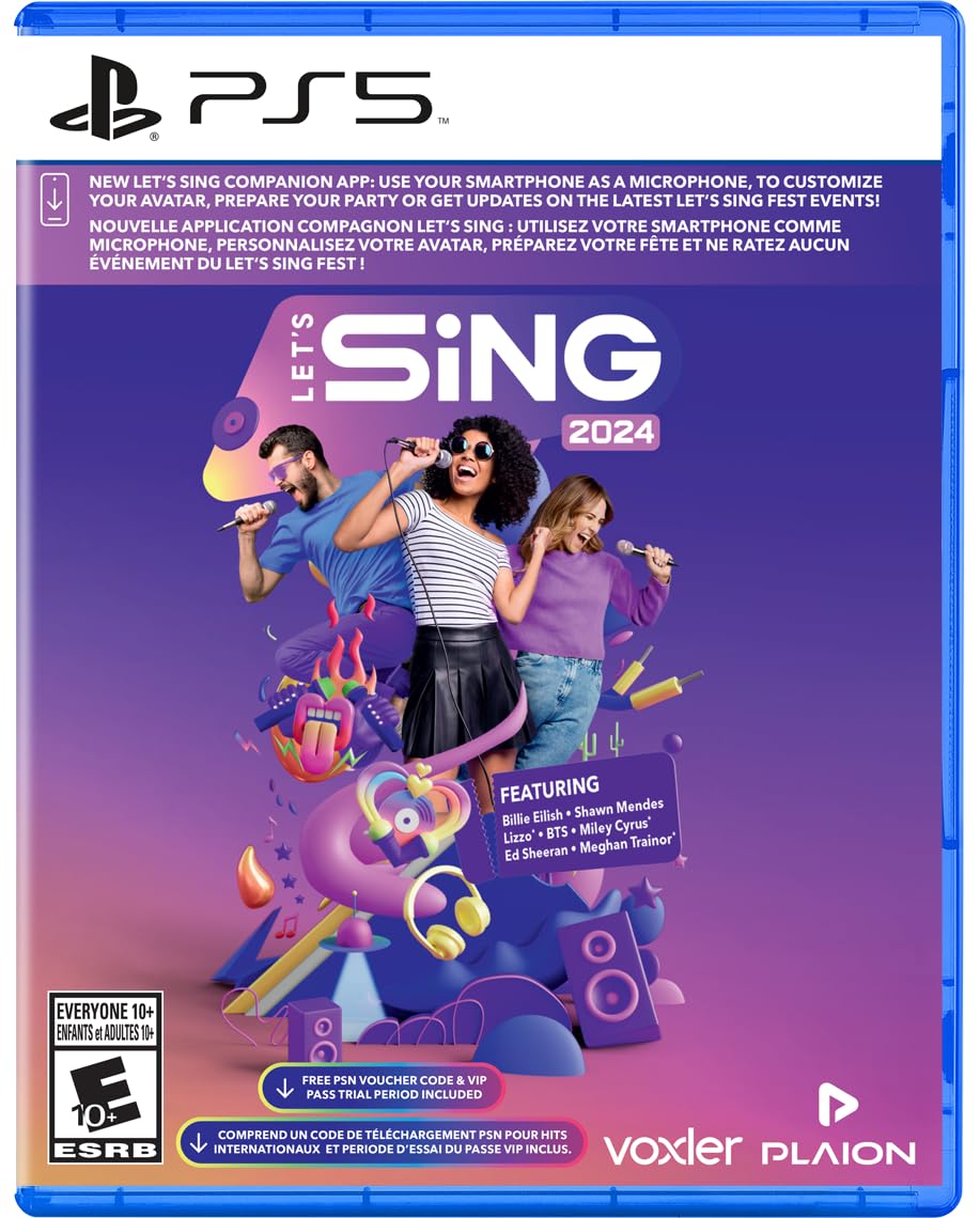 

Sing 2024 2 Mic North PS5 Let s + (Import version America) -