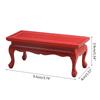 Exquisite Mini Wood Dessert Table Dolls House Furniture Miniature Furniture Decoration Model Exquisite Craftsmanship