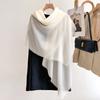 Women S Summer Thin Solid Color Scarf With Tassels For Sun Protection