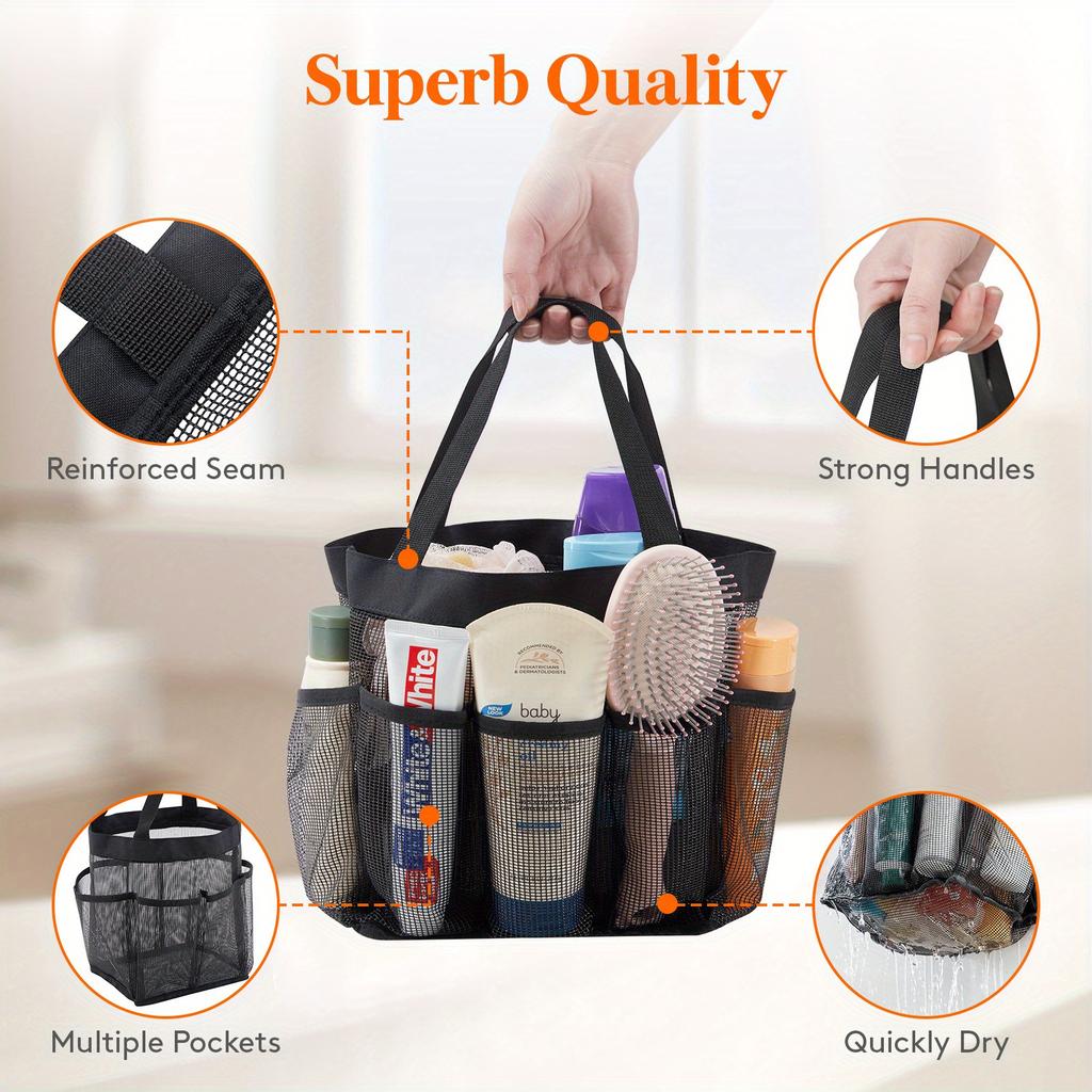 Travel Portable Swimming Storage Beach Bag Mesh Washing Bag Fitness Bath Storage Cosmetic Bag