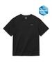 DISCOVERY EXPEDITION Freshvent Small Logo Semi-Oversized Short Sleeve T-Shirt (Black)