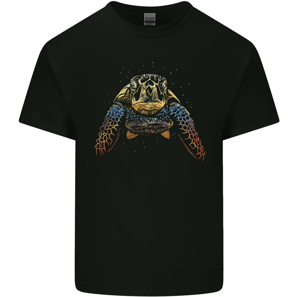 A Colourful Turtle Animals Ecology Ocean Unisexs Light Cotton TShirt