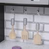 Wooden Toy Kitchen for Children with 14 Accessories, Oven, Sink, Fridge and Microwave, Age 3+ Years, 86x64x84.5cm, Silver and Brown