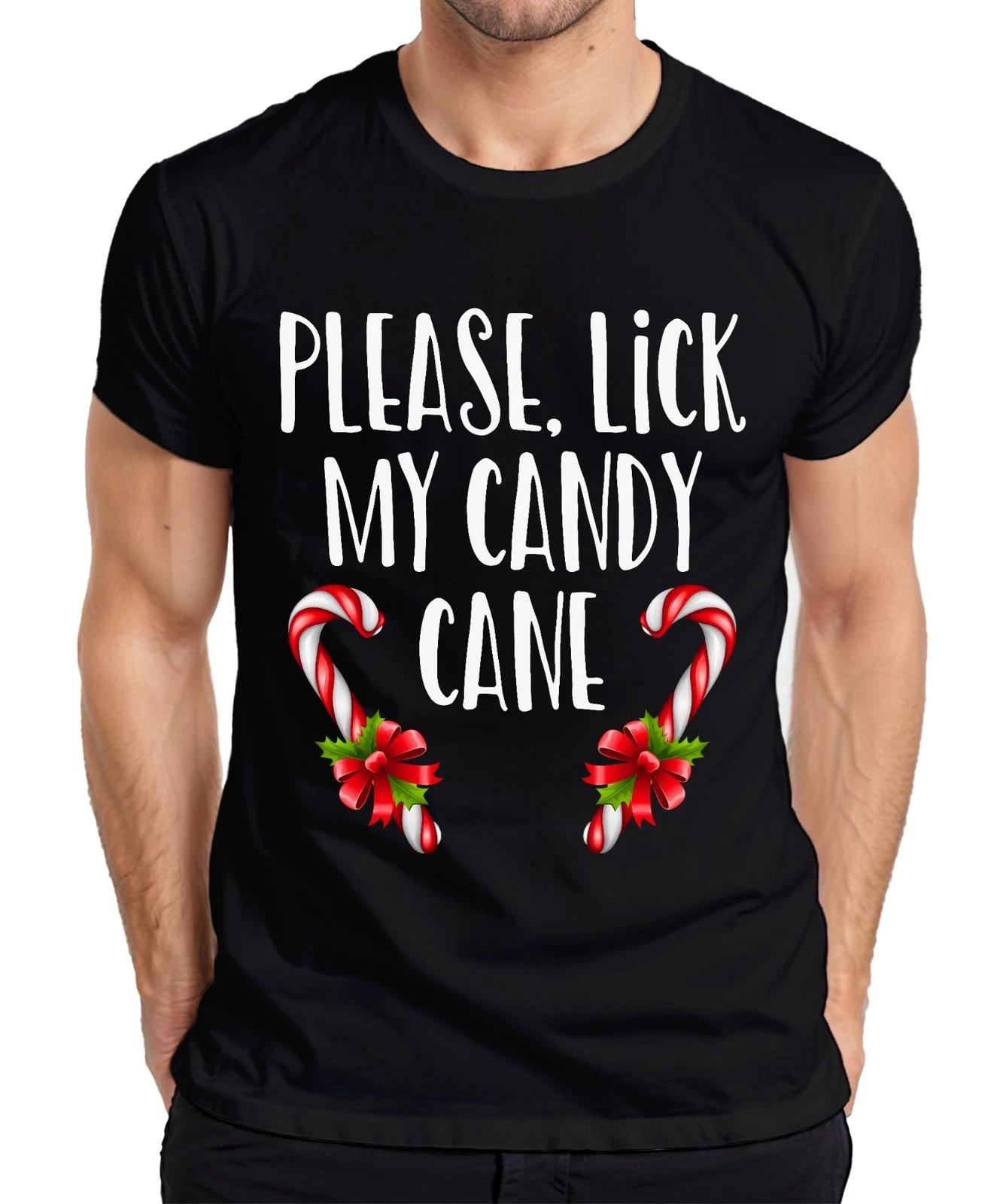 Please Lick My Candy Cane Zuckerstange - Weihnachten Weihnachtsgeschenk Christma XXL