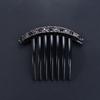Women Acrylic Hair Accessories Rhinestone Hair Comb Seven-tooth Comb Korean Style Headwear
