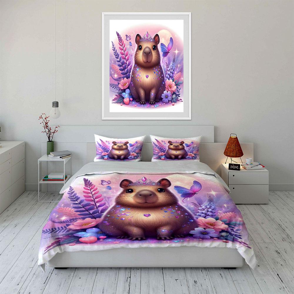 "Fantasy Animal Decor Set" Soft Skin-Friendly Bedding Set Includes 1 Duvet Cover And 2 Pillowcase, Gift