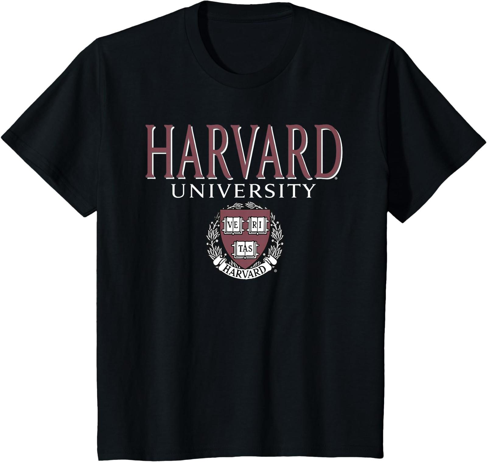 Harvard University Faded Veritas Crest Kids T-Shirt XS-4XL XL