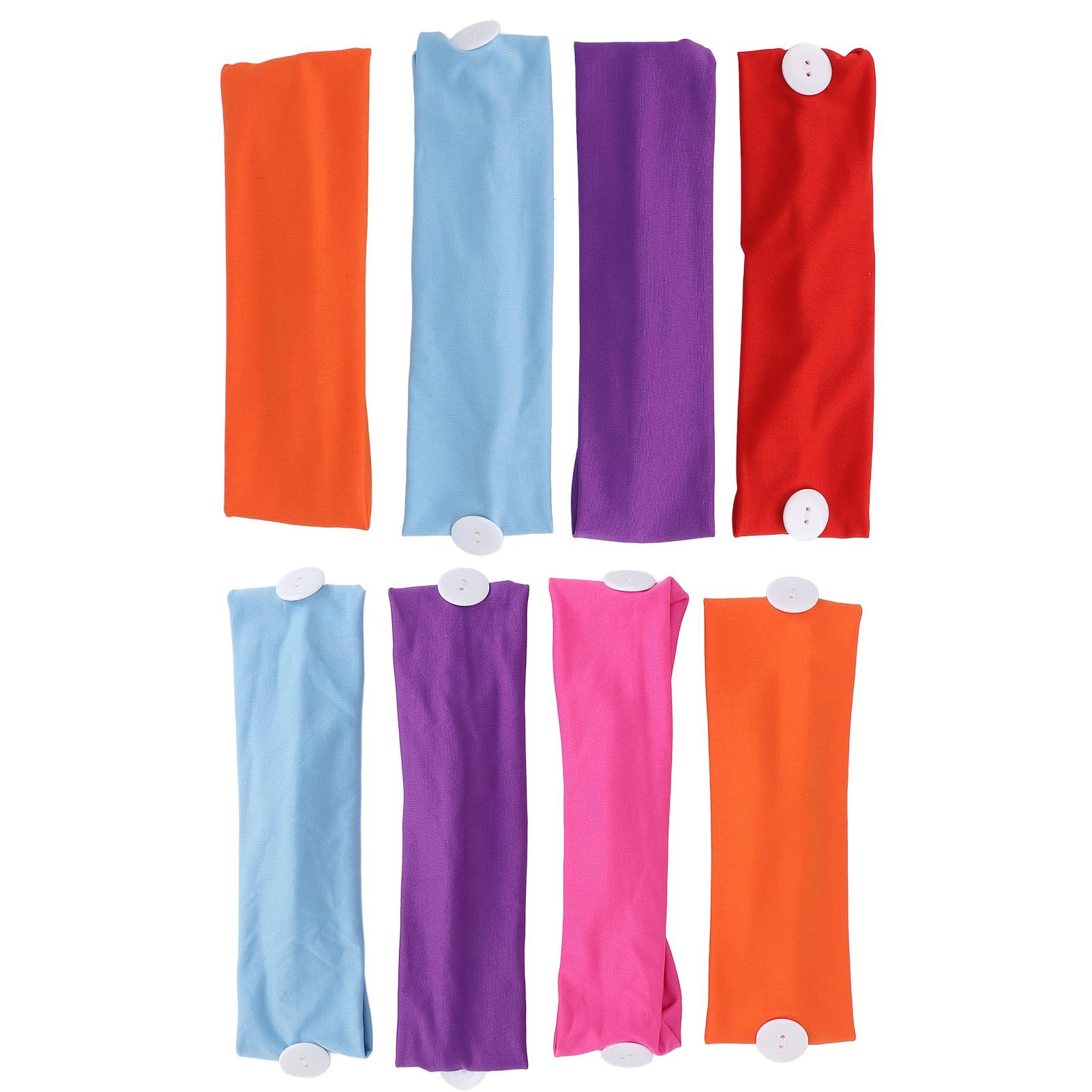 

4 шт., женская повязка на голову, эластичная дышащая повязка для волос, впитывающая пот, для йоги, для спортивного макияжа