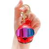Matte Motorcycle Helmet Keychain Luminous Key Ring Fashion Key Pendant  Backpack