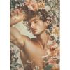 Two European Boys Wearing Wings Poster Handsome Gay Boy Love Prints Canvas Painting for Wall Art Living Room Home Decor Mural