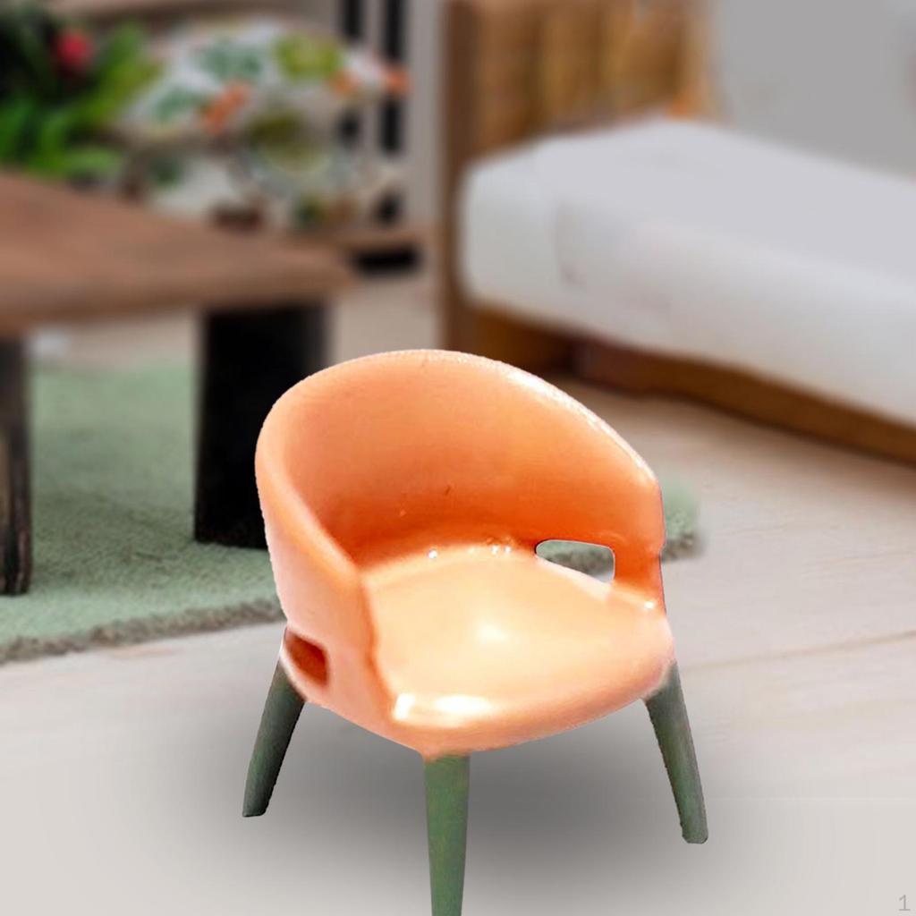 1/87 Scale Armchair Model for Dollhouse and Miniature Scenes