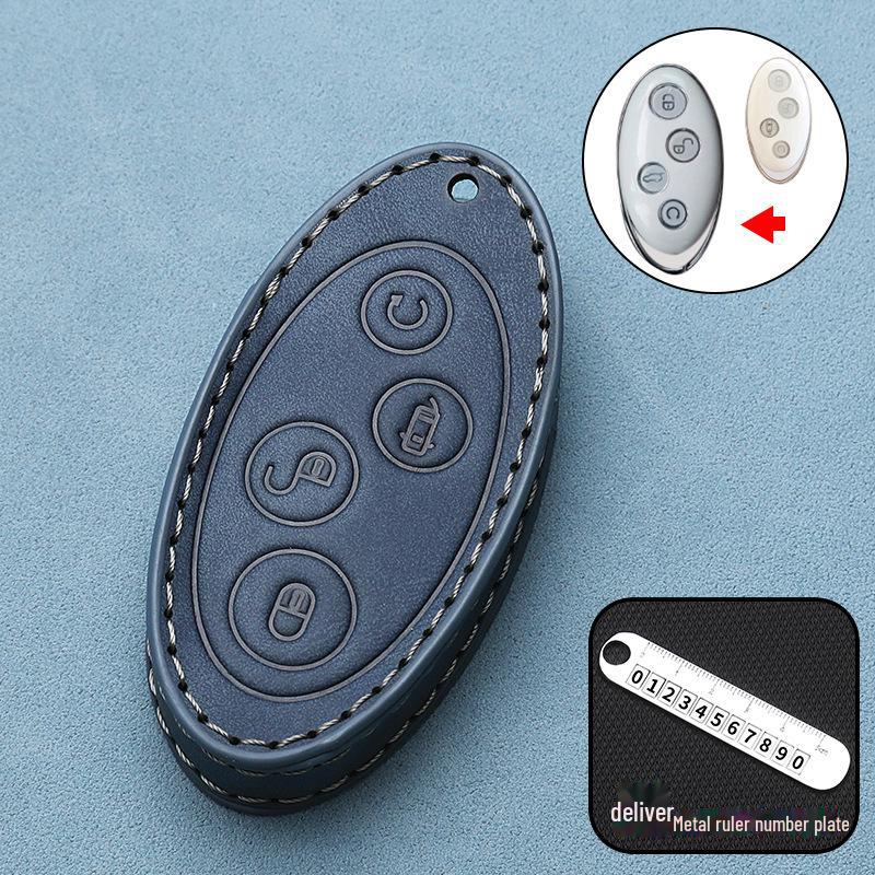 High-End Car Key Cover for BYD Models: Han, Yuan Plus, Dolphin, Tang DMI, Song Max, Destroyer 05, Seagull