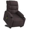 Vidaxl Lift-up Massage Chair, Electric, Reclining, Dark Brown