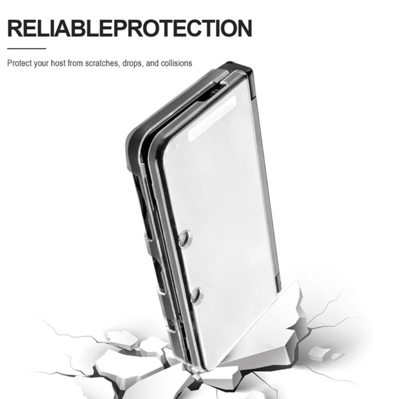 Transparent Hard PC Case Protective Cover Skin for New 3DS XL Game Console Clear Crystal Full Body Protectors Sleeve