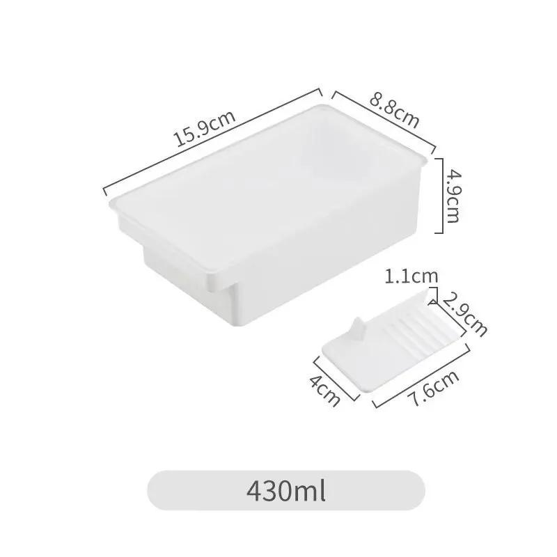 Butter Dish With Cover Fresh-keeping Box Cutter Slicer Countertop For Refrigerator Storage Home