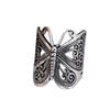 Retro Tibetan Silver Butterfly Ring Women's Fashion Boho Ethnic Turkish Vintage Wedding Rings