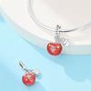 Authentic Original Copper Metal Apple Avocado Ice Cream Cake Bead Component Pendant Bead Component Compatible With Do It Yourself Women Necklaces