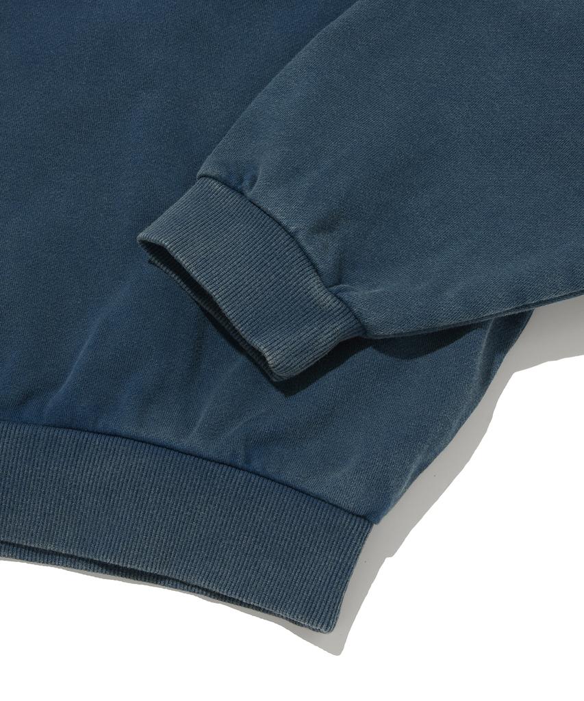 Seuweideu Cropped Washed Crewneck [Deep Green]