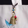 Bell Auspicious Gourd Fengshui Car Keyring Jewelry Findings Keychain Components Brass KeyChains
