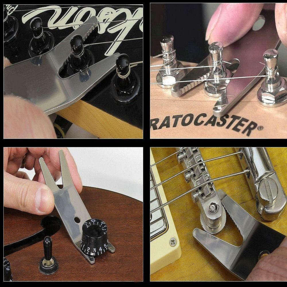 String Changer Bass Multi Spanner Repair Knob Guitar Knob Removal Tool Tightening Pots Switches