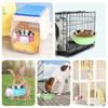 Pet Feeding Bowl Candy Colored Stainless Steel Dog Bowl Can Be Fixed On The Cage Hanging Non-Slip Cats Dogs Food Bowls