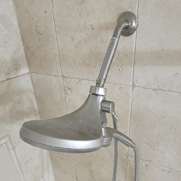 Bathroom Shower Pipe Extension Stainless Steels Shower Extension Round Tube Shower Head Faucet Accessories Enduring