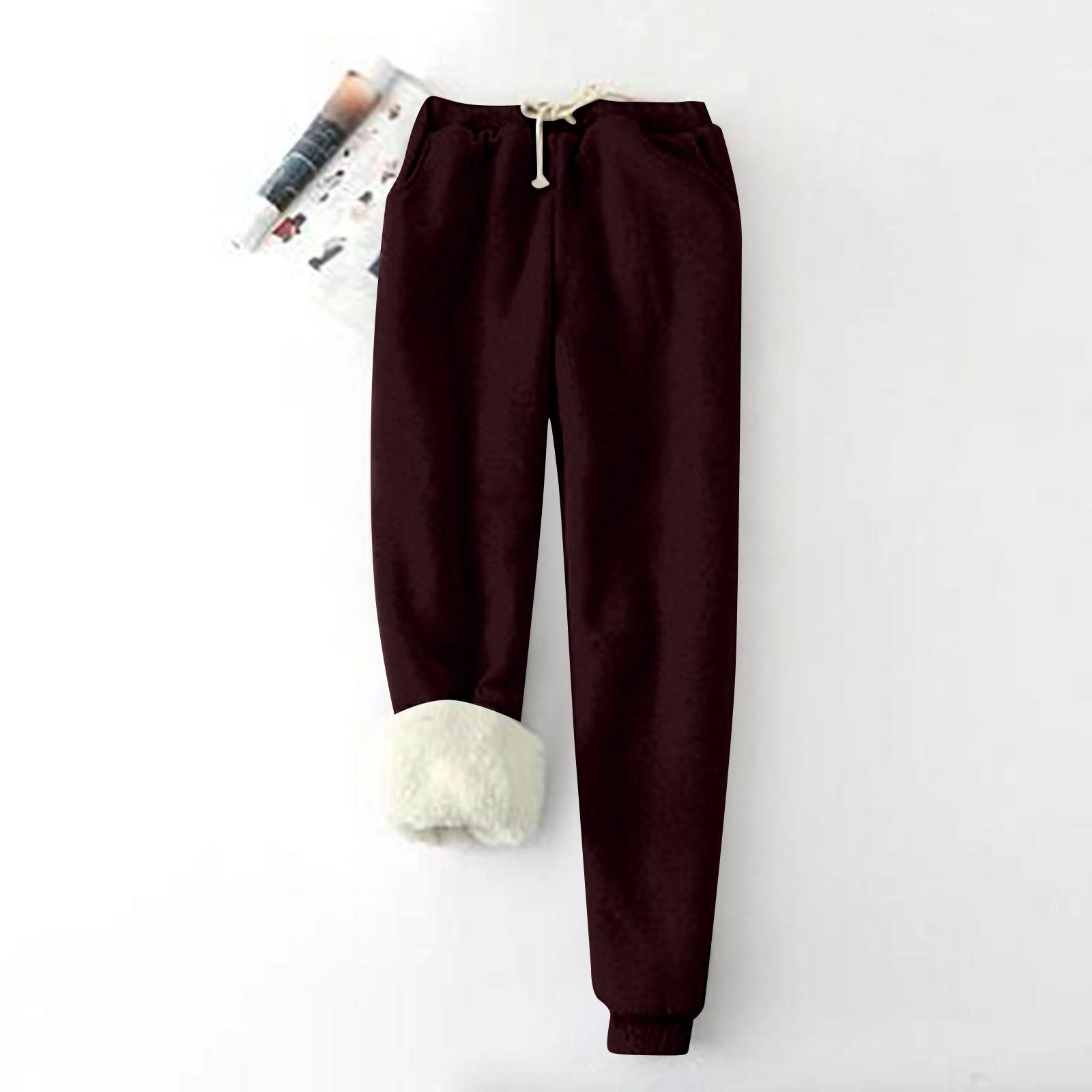 

Зимние брюки из овечьего кашемира и кашемира, утолщенные теплые боди, леггинсы, свободные повседневные брюки M